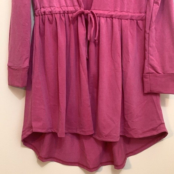 Mai Soli | NWT Tie Adjustable Waist Open Front Tunic Top Dress Swim Coverup S - Picture 7 of 17